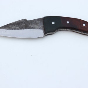 Handmade Gift for Him & Her Unique Gift Anniversary Gift Organization Black \ White Hunting Knife Halloween Gift Tag Camping Knife gift