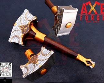 God Of War Upgrade Ragnar Mjolnir, Thor's Hammer Souvenir God Of War Thor Hammer Cosplay Thunder Hammer Replica God Of Thunder