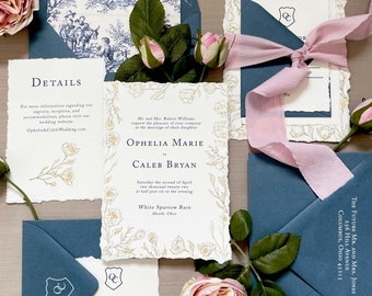 SAMPLE- Floral Whimsical Enchanted Wedding Suite With