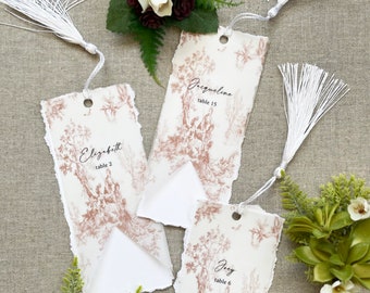 SAMPLE-Old World Inspired Rococo Whimsical Wedding Place Card
