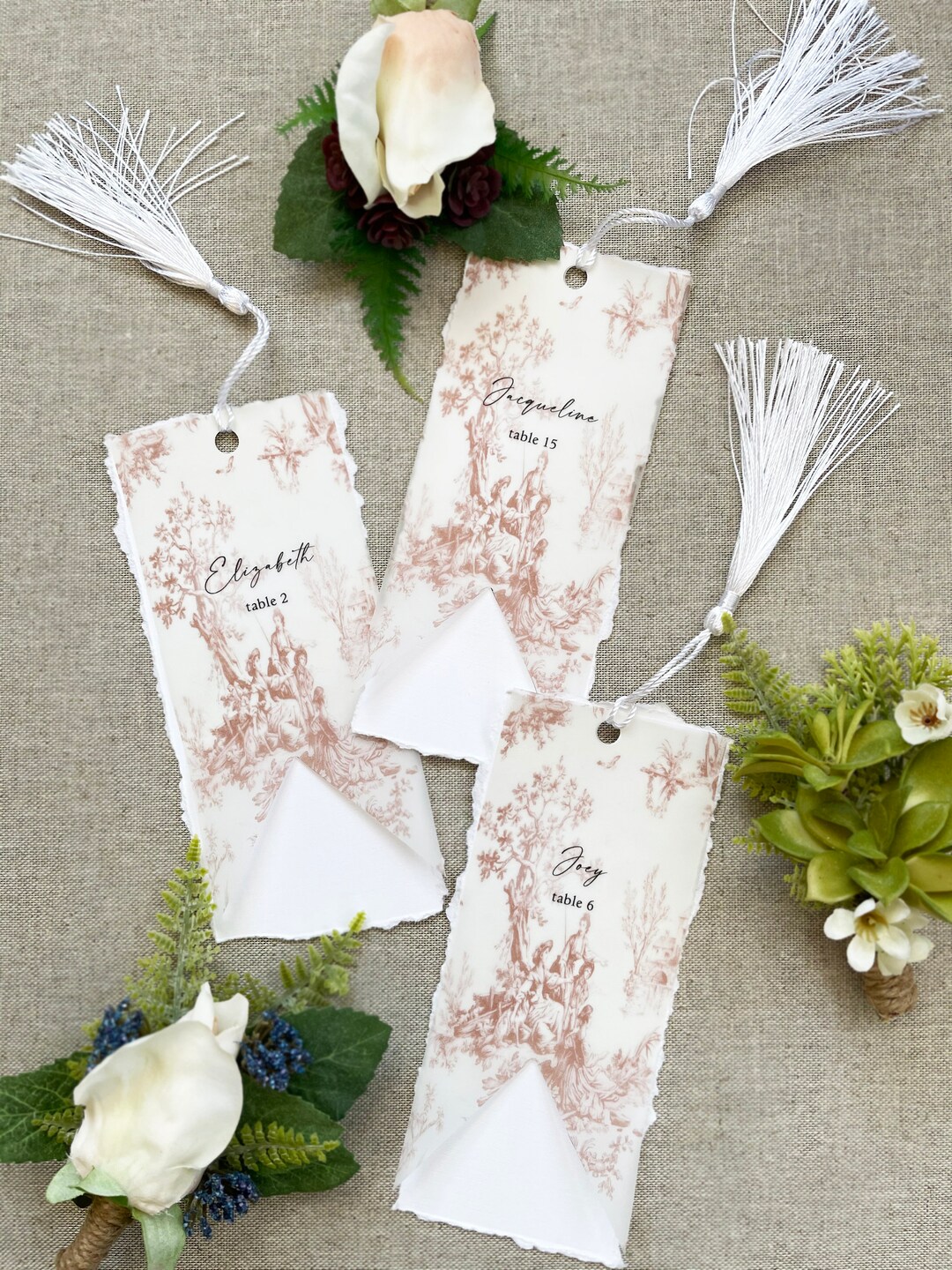 Blank Rococo Card Sample-old World Inspired Rococo Whimsical Wedding Place Card - Etsy