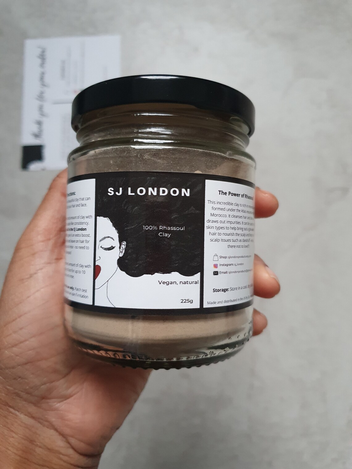 Rhassoul Clay Ghassoul Clay Moroccan Clay Hair Mask Hair Detox Natural