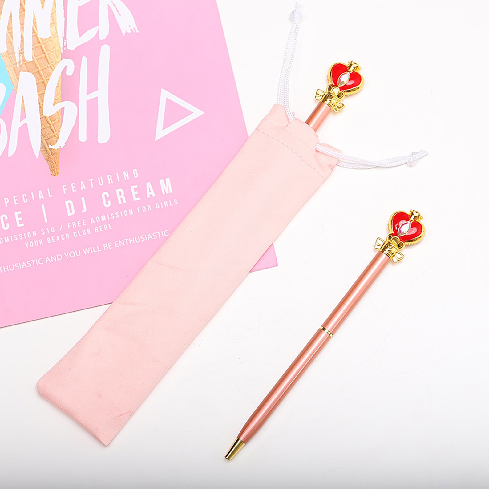 Sailor Moon Pen Kawaii Girls Pen Anime Metal Pen Journal Etsy