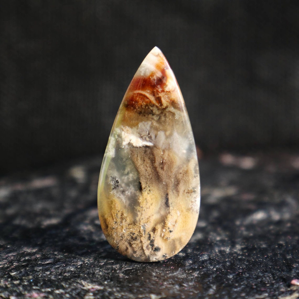 Indonesian Moss Agate | Etsy