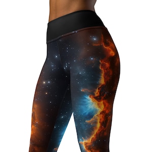 New Beginnings High Rise Yoga Leggings Space Leggings Festival Leggings for Men Gift for Her