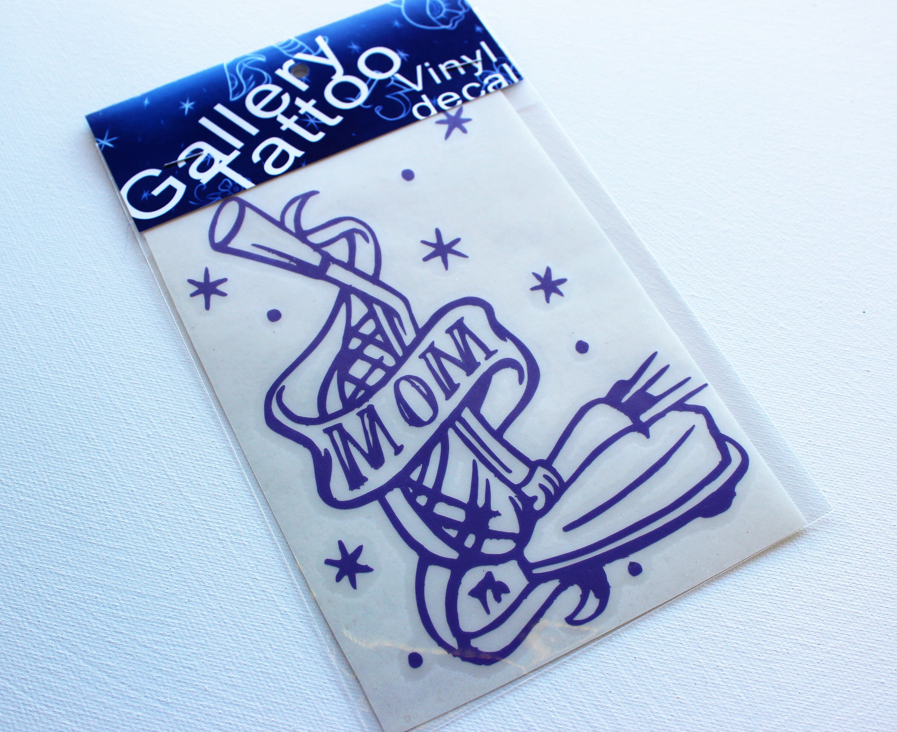 Mom Vinyl Decal 7x5 Vinyl Decal Tattoo Art Vinyl Decal | Etsy