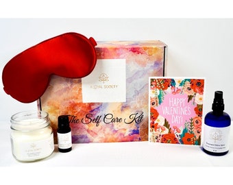 Valentine's Day Self Care Gift Box, Aromatherapy Spa Set