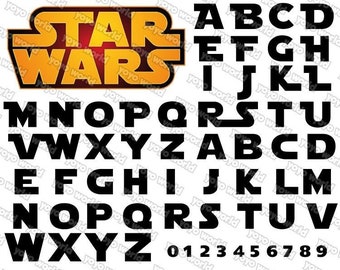 free printable star wars letters