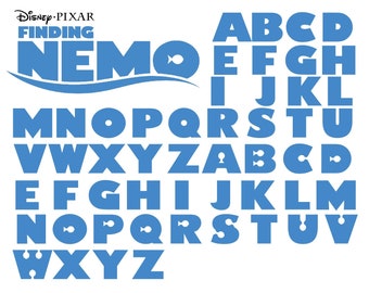 nemo font, nemo font cricut, nemo font svg, nemo font silhouette, nemo cuttable font-ink