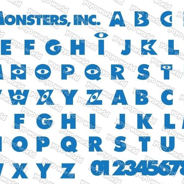 monsters inc font, monsters university font, monsters inc svg, monsters inc font svg, monsters inc font cricut, monsters inc font silhouette