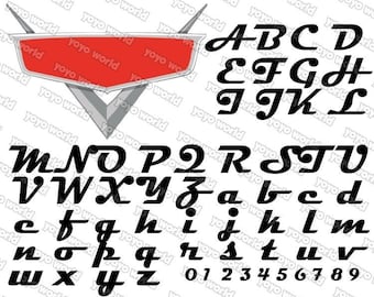 cars font, cars emblem svg, cars logo svg, cars svg, cars font svg, cars font cricut,  cars font silhouette, cars cuttable font-ink