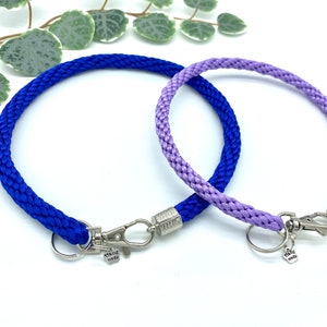 Single Colour braided dog collar - House collar