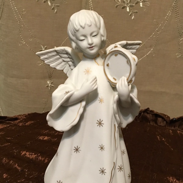 Ceramic Schmid Musical Angel