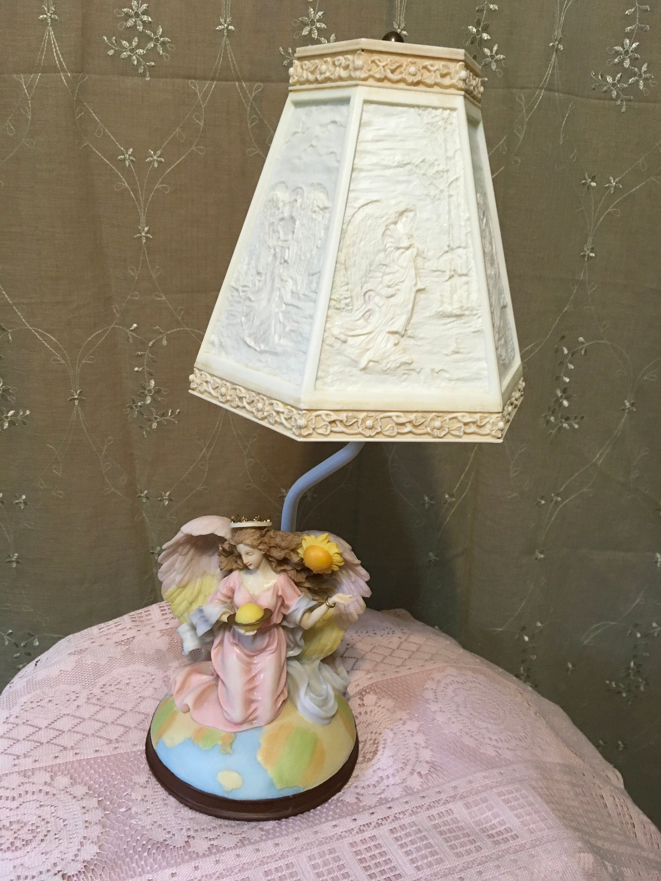 Celestial Angel Lamp - Etsy