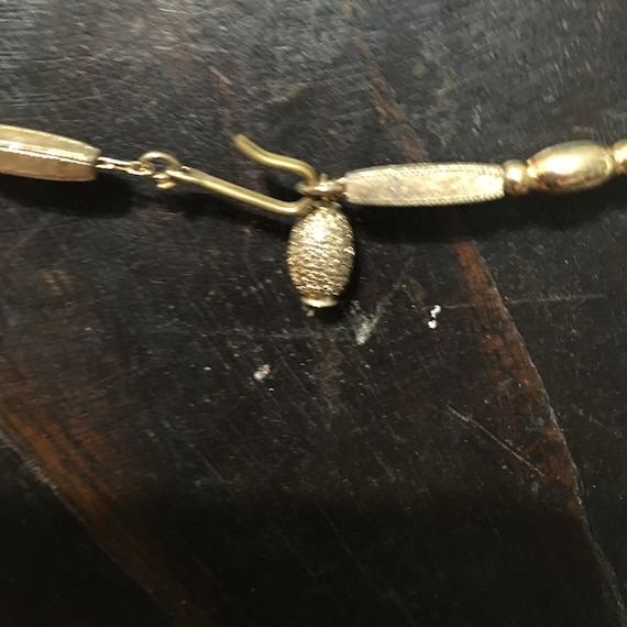 Vintage Rectangle Dangle Necklace - image 6