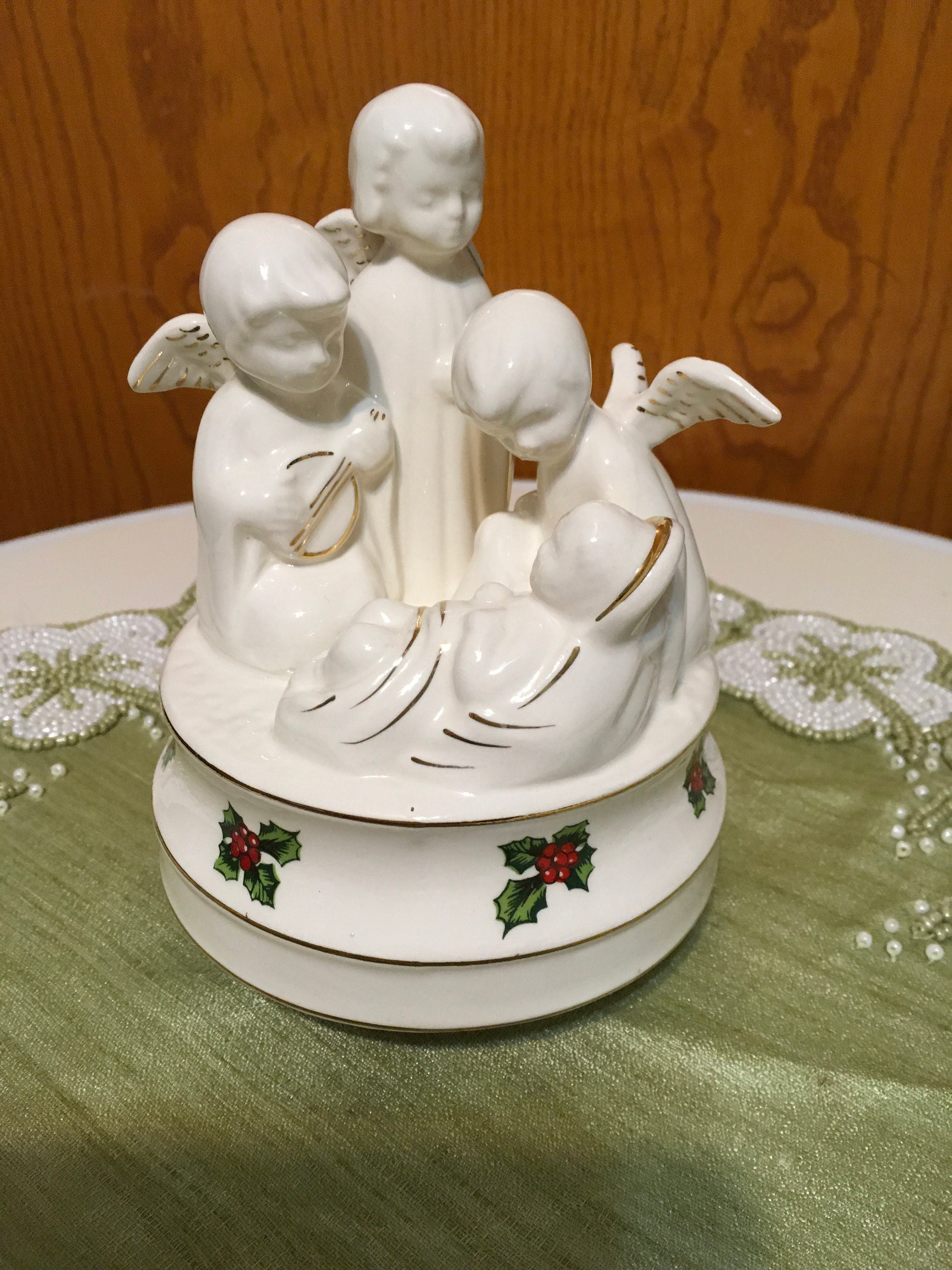 70s Rare SCHMID Flying Ace Music Box Made in Japan Vintage