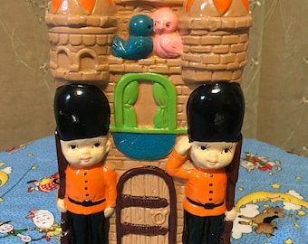 Child’s Coin Bank- Palace with Guards