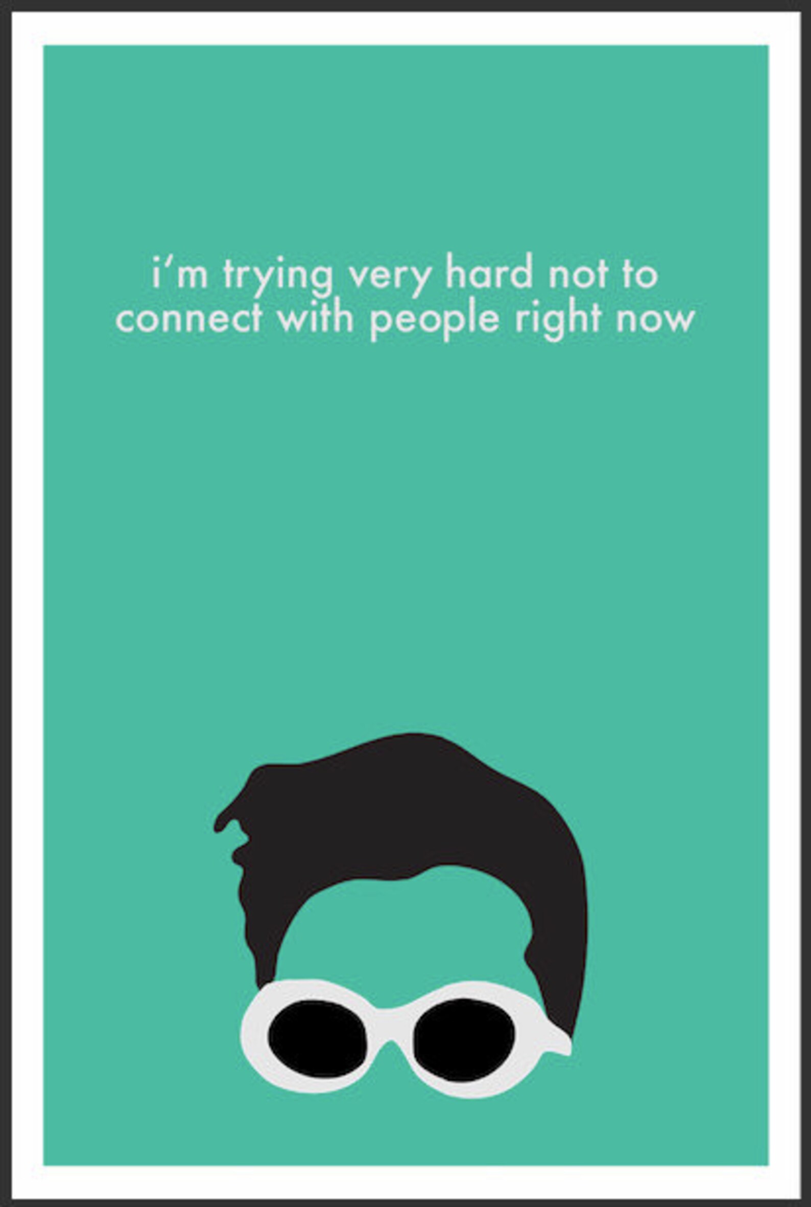 David Rose Schitts Creek Poster Memorable Quotes 12x18 Etsy