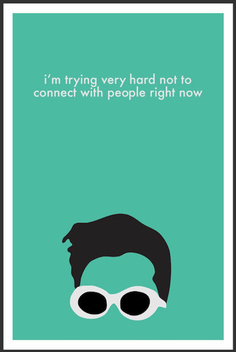 David Rose Schitts Creek Poster Memorable Quotes 12x18 Etsy