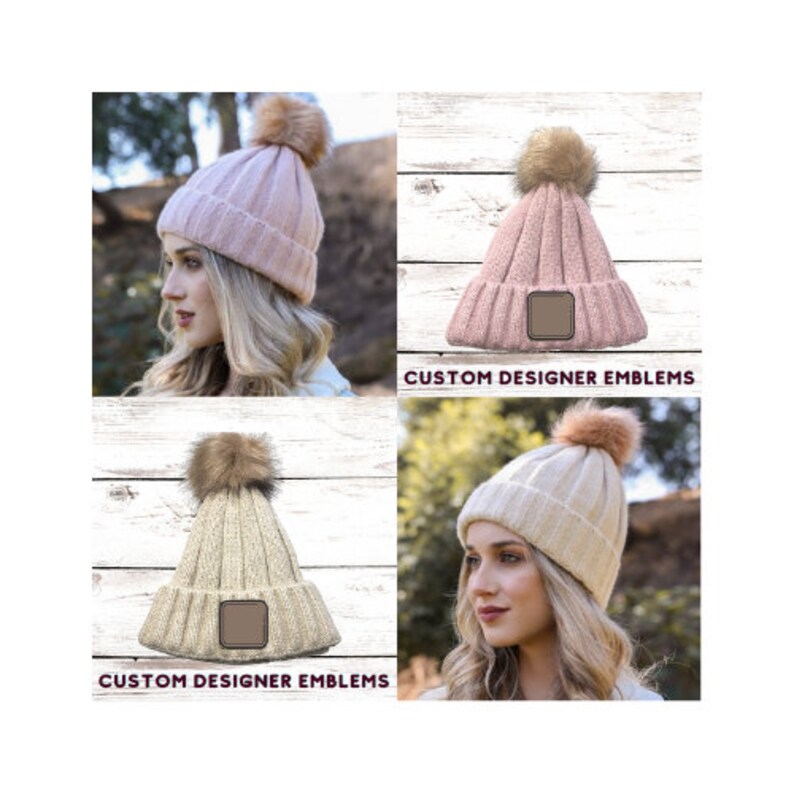 Custom Luxury Emblem Beanies Toque Knit hat luxury beanie | Etsy