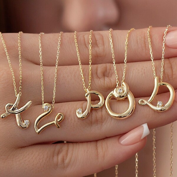 Diamond Initial - Etsy