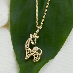Giraffe Necklace Etsy UK