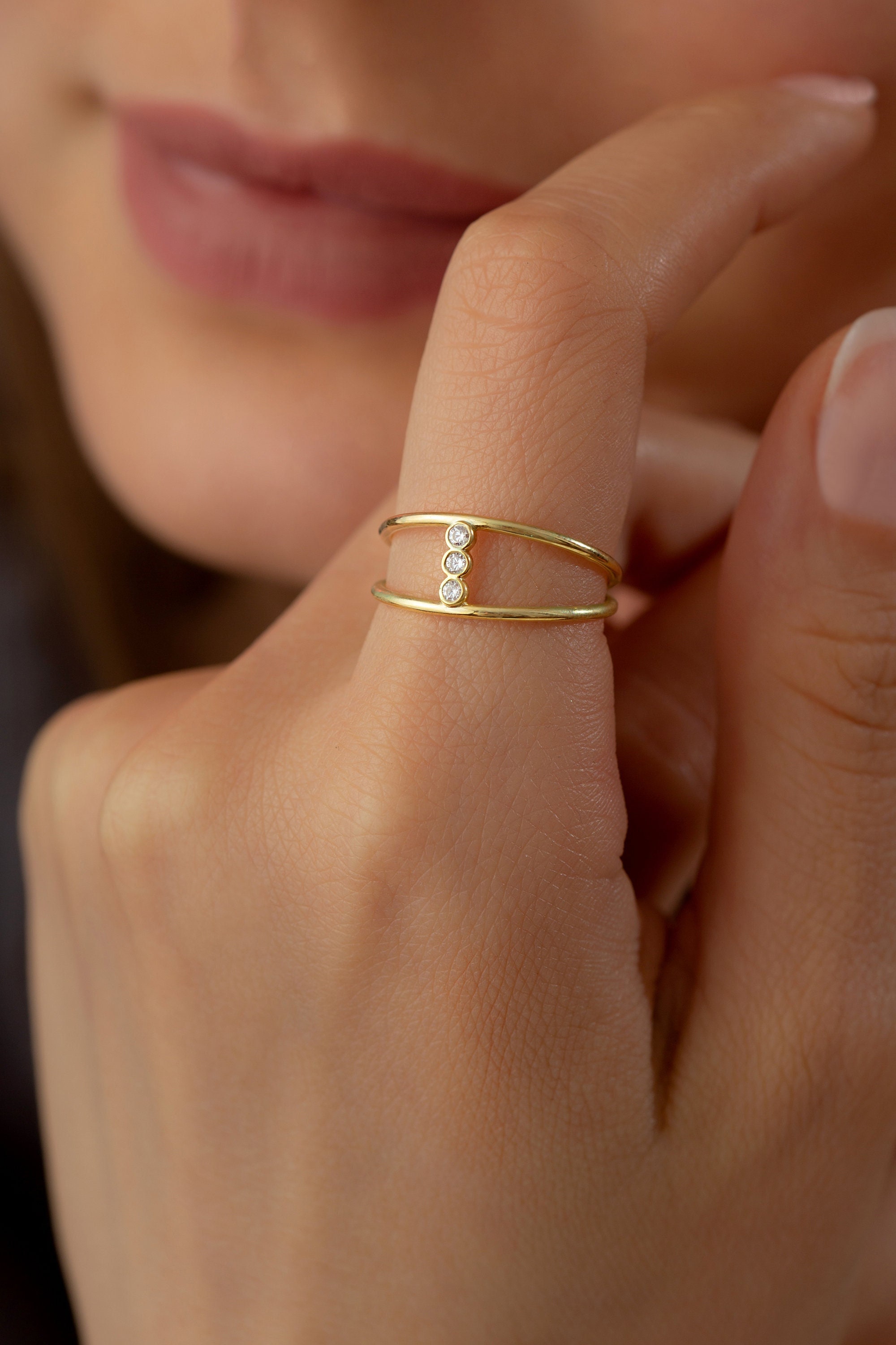 SAORIさんご着用【Plus Ring】K10リング｜リング｜ノジェス 公式