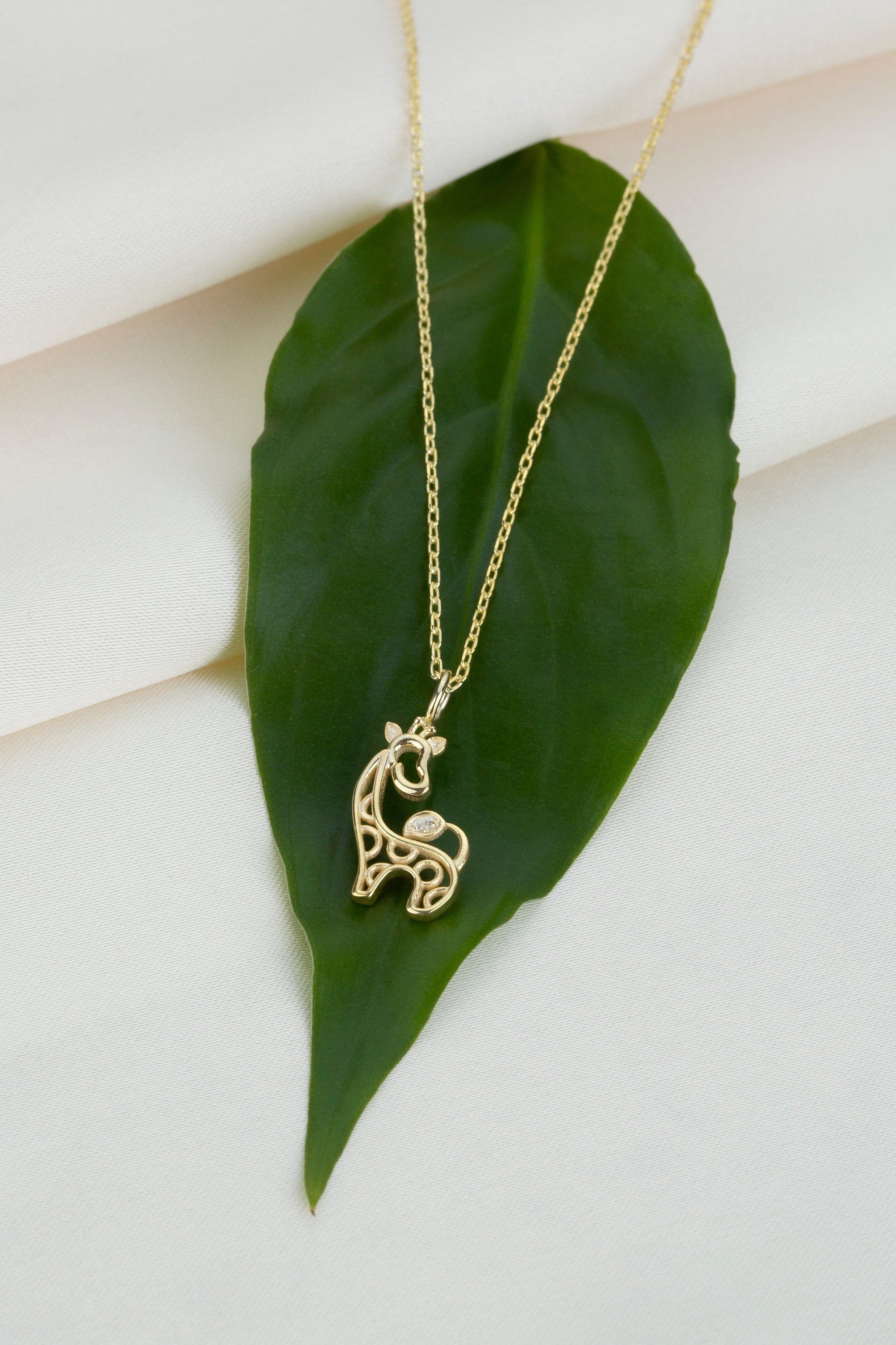 giraffe necklace tiffany