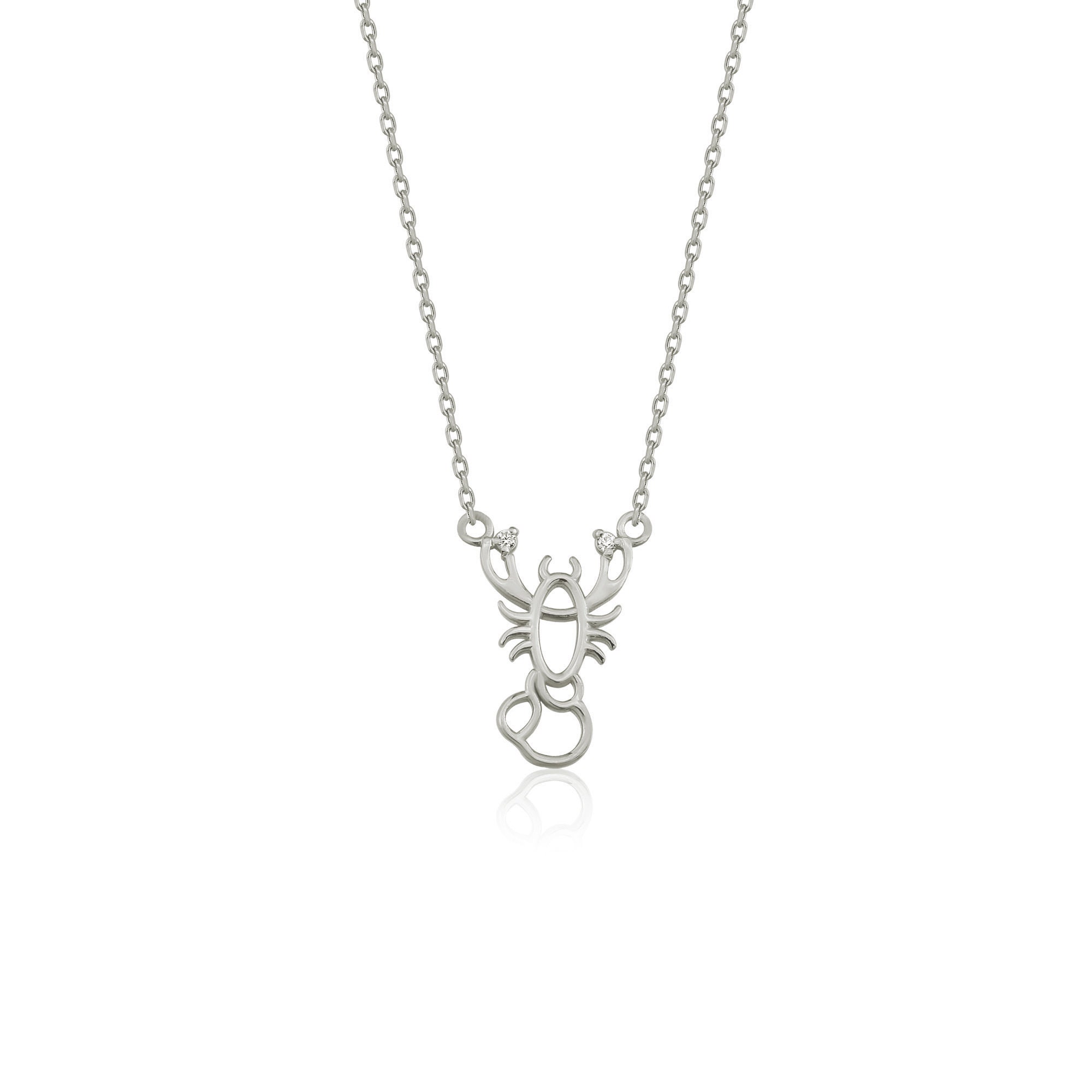 Jewellery Zodiac Star Sign Necklace Silver Scorpio Latelita, 51% OFF