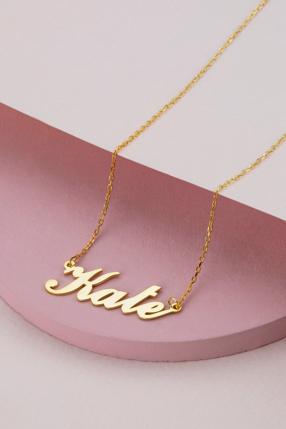 Custom 10k gold necklace deals