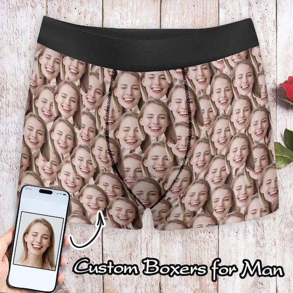 personalised boxers photo