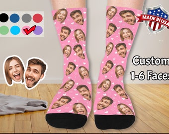 Custom Face Socks: Personalized Photo Socks, USA Made