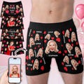 Custom Face Boxer Briefs, Personalized Photo Underwear Gift