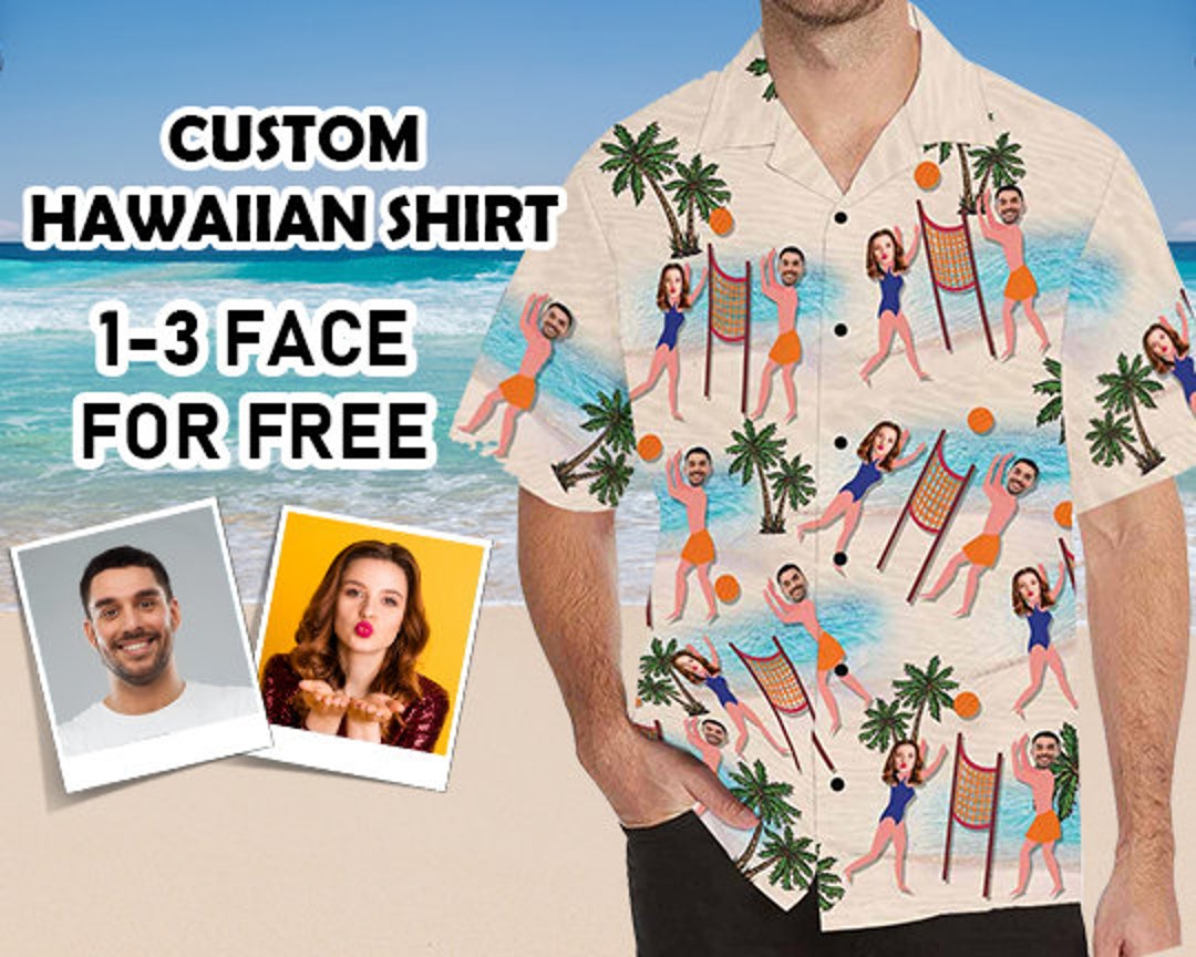 Custom Hawaiian Shirt With Photo Personalized Face Print - Etsy