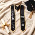 Custom Text Graduation Stole,Personalized Logo Graduation Stole,Class of 2026