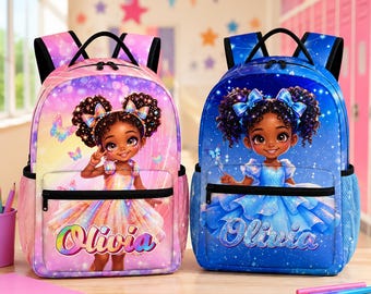 Personalized Kids Backpack Set, Lunch Bag and Water Bottle