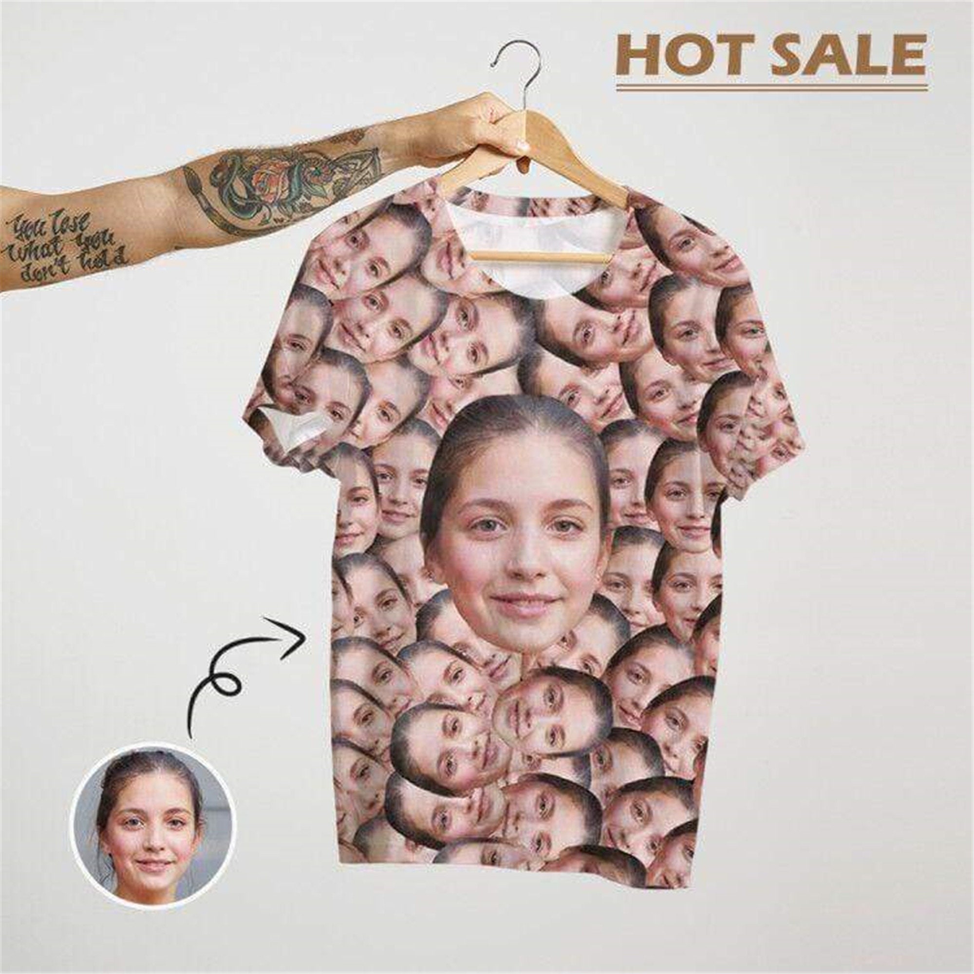 your face custom shirt