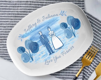 Customized Plate with Photo,Custom Photo on Plate, Custom Memorial Gift, Custom Text on Plate, Custom Gift For Him/Her, Custom Picture Plate