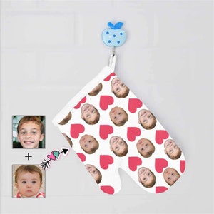 Custom Face Oven Mitt: Photo Heat Resistant Kitchen Glove