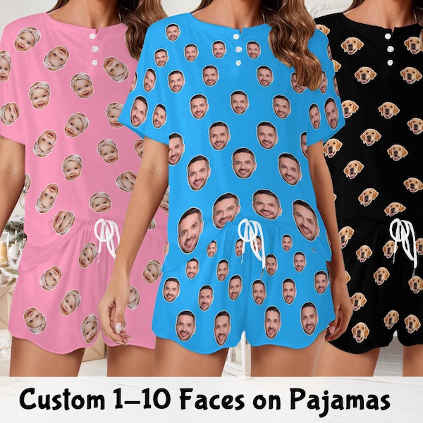 Custom Photo Pajama Top Etsy