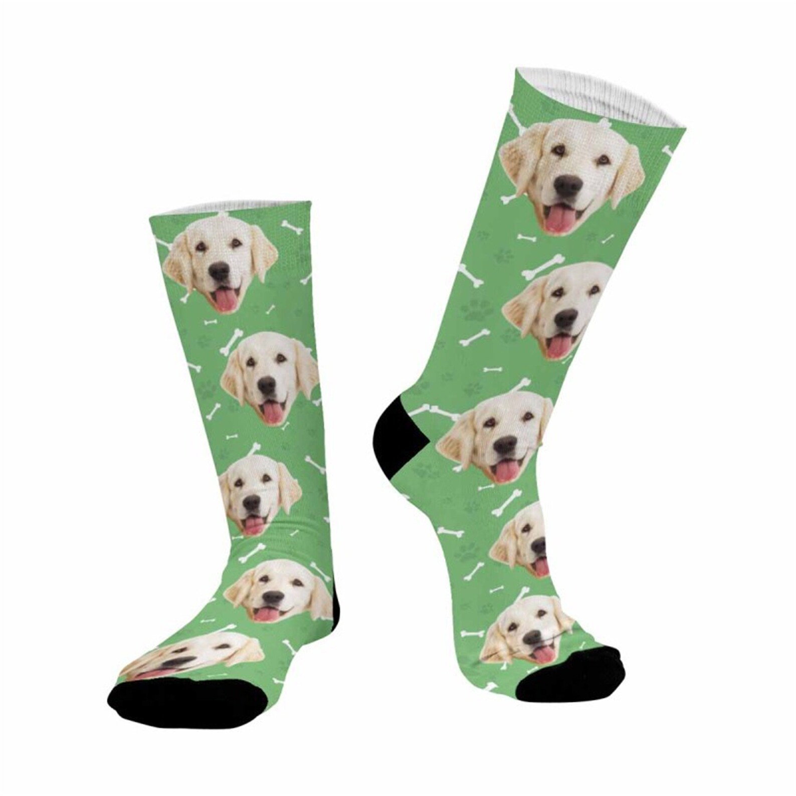 Calcetines personalizados para el equipo de la cara del perro | Etsy