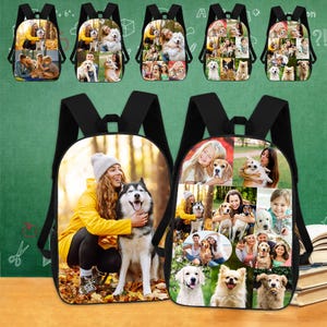 Sac à dos personnalisé pour garçons et filles, cartable d'école personnalisé avec photo, sac à dos de voyage à personnaliser, image sur des cartables, cadeau de rentrée
