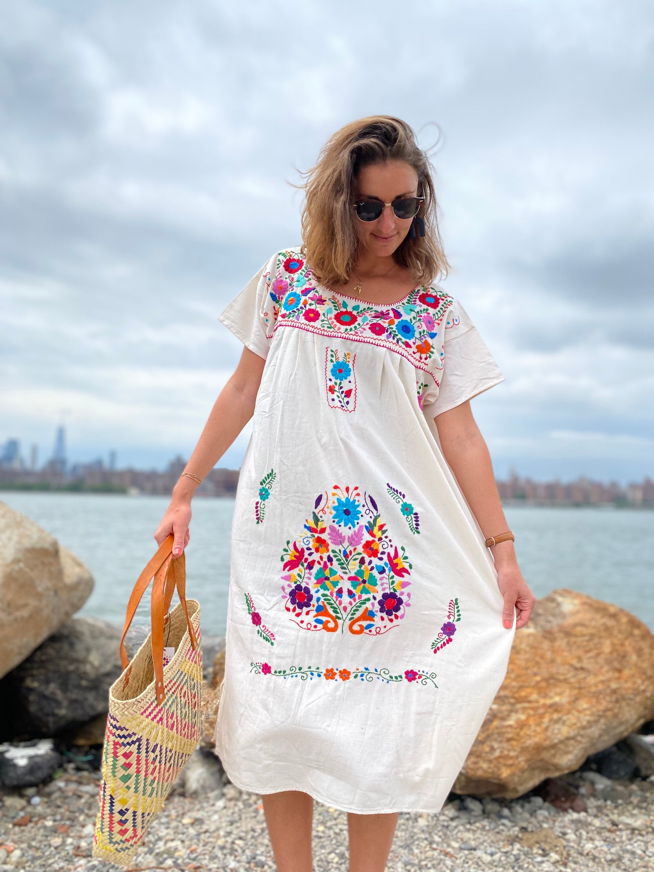 Cotton Embroidered Dress
