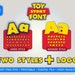 Toy Sotry Alphabet | Logo | Font | SVG | PNG | PDF | Cricut
