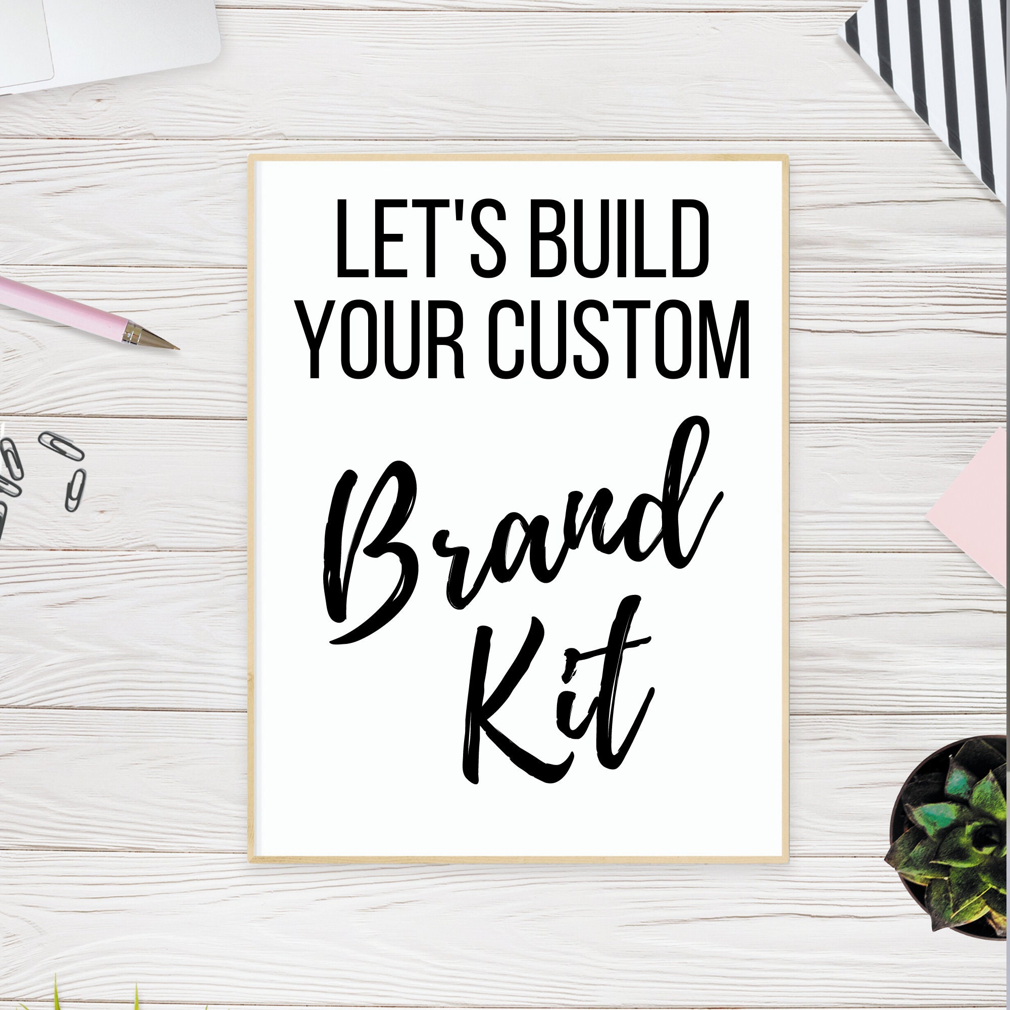 Custom Brand Kit Etsy