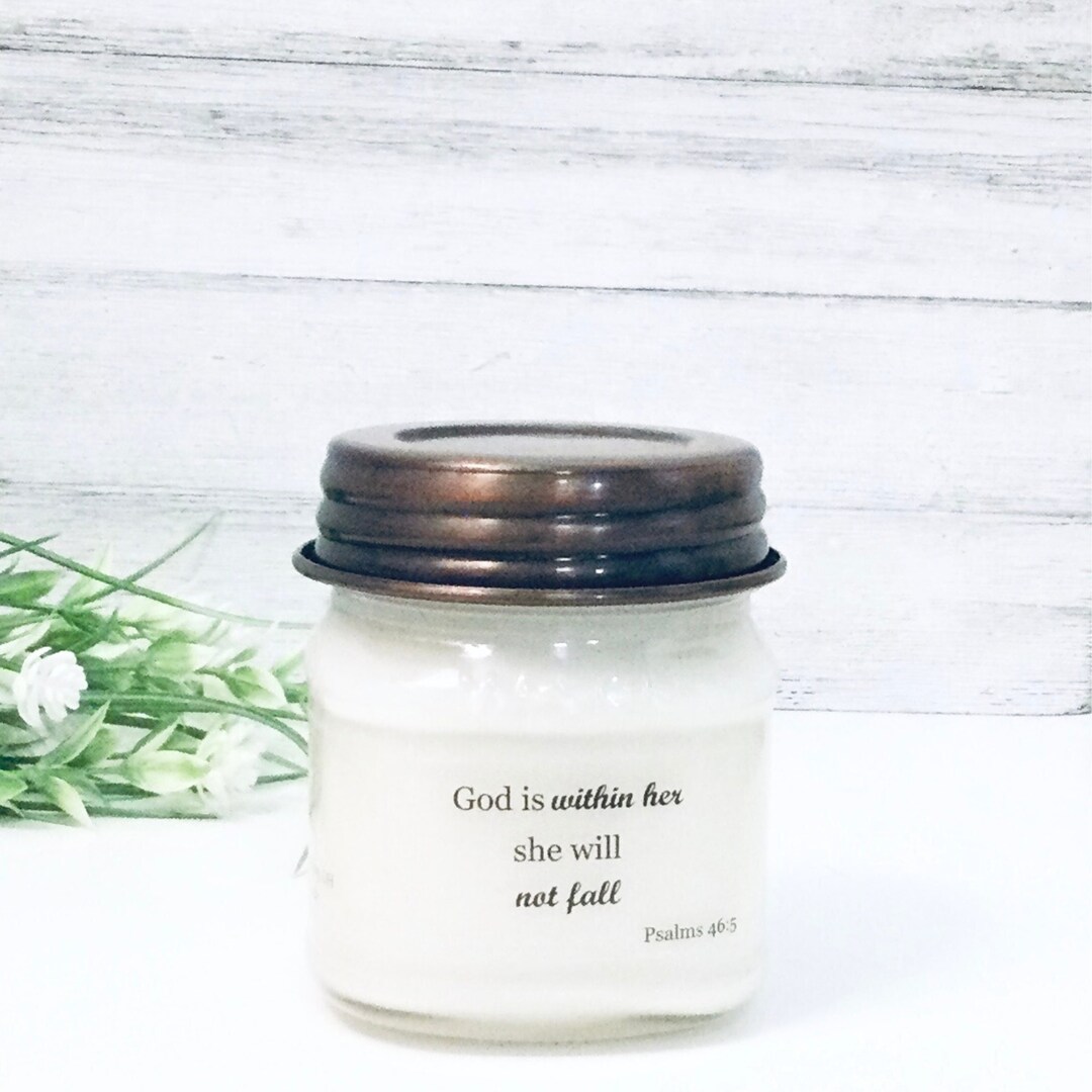 Psalms 465 Christian Candles Scripture Candles Christian Etsy