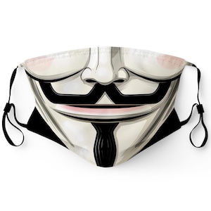 Face Mask Made in USA Adult & Youth Filter Pocket Nose Wire Washable Breathable Elastic Ear Loop Birthday Anniversary Gift Halloween Cosplay