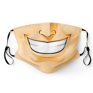 Máscara facial hecha en EE.UU. Adulto y joven filtro bolsillo nariz alambre lavable transpirable elástico oído lazo cumpleaños aniversario regalo Halloween Cosplay