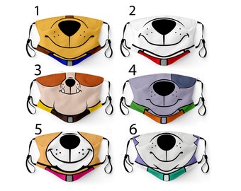 Face Mask Made in USA Adult & Youth Filter Pocket Nose Wire Washable Breathable Elastic Ear Loop Birthday Anniversary Gift Halloween Cosplay