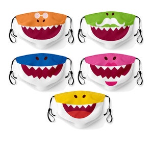 Face Mask Made in USA Adult & Youth Filter Pocket Nose Wire Washable Breathable Elastic Ear Loop Birthday Anniversary Gift Halloween Cosplay